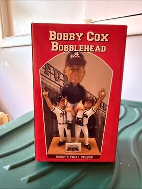 Bobby Cox Red Bobblehead Collector Figure